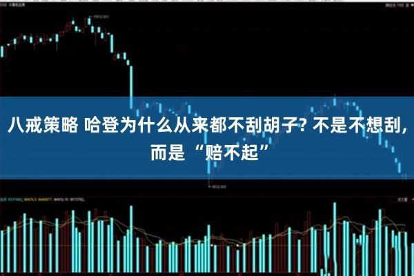 八戒策略 哈登为什么从来都不刮胡子? 不是不想刮, 而是 “赔不起”